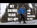 My Skimo (AT Ski) Gear Set-up! Learning to Ski in my 30s Episode 2 | Sage Canaday
