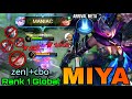 Almost got SAVAGE, Miya with Arrival META! - Top 1 Global Miya by zen|+cbo - MLBB