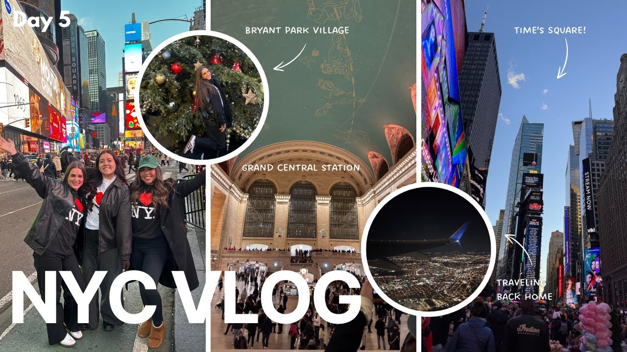 Last Day in NYC! | Brooklyn, Souvenir Shopping, Bryant Park, Grand Central Station, Traveling