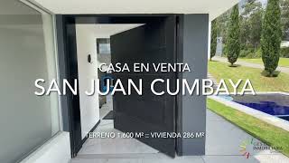 CASA EN VENTA DE ESTILO MODERNO, SAN JUAN DE CUMBAYA :: Version Extendida