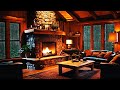 Cozy Cottage in a dense forest | Rain sound | Crackling Fireplace