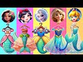 Disney Princess Elsa Anna Frozen フローズン❄️ディズニープリンセス大集合！エルサ・アナ・モアナ・リトルマーメイドのファッションペーパーショー👑