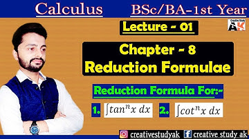 REDUCTION FORMULA | B.A./B.Sc 1st year Maths | INTEGRAL CALCULUS | By Ak