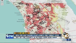 Map shows your home's fire threat level ...