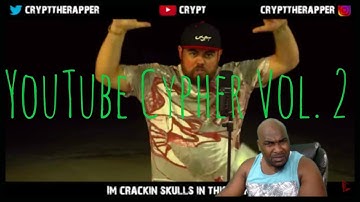 Crypt-YouTube Cypher Vol.2ft.Mac Lethal Quadeca ImDontai Devvon Terrell, VI Seconds & more -REACTION