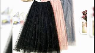 جيب الصيف التُل - summer tulle skirt ♥️