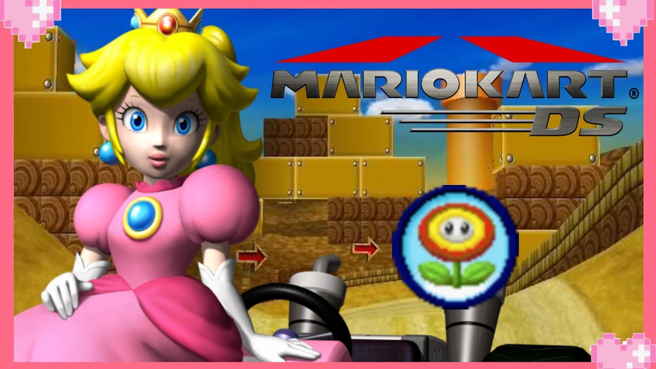 🌸 Mario Kart DS (Flower Cup) Peach Gameplay 💗
