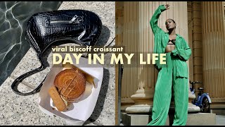 Day in my life | I woke up at 6am to buy the VIRAL biscoff croissant 🥐