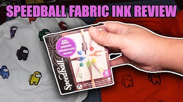 Fabric Printing with Relief Ink - Speedball Fabric Block printing Ink Review