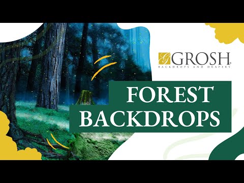Forest Backdrops from Grosh Backdrops  amp  Projection