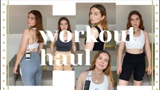 ACTIVEWEAR / WORKOUT TRY ON HAUL! Nike H&M TK Maxx Elverys Decathlon!