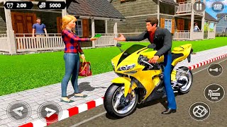 Permainan Taksi Penumpang Motor - Game Simulator Taksi Sepeda Motor - Android Gameplay screenshot 3