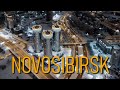 Novosibirsk russia 4k city tour stunning aerialwalking tournightday 4k footage