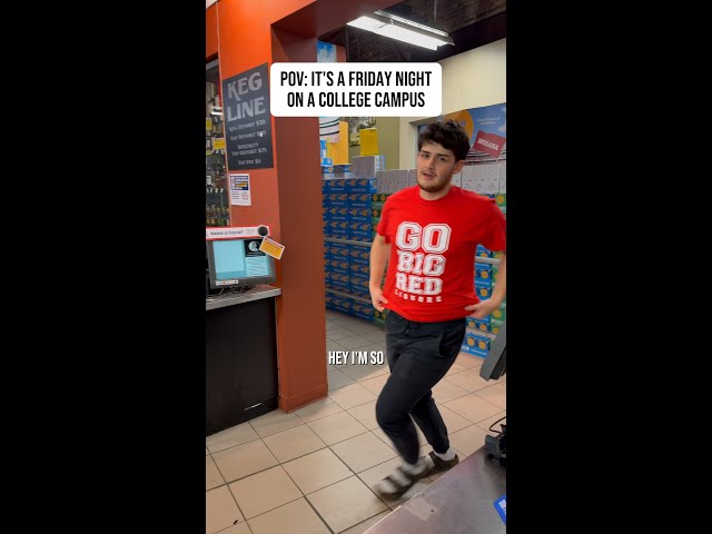 Friday nights in a college town are no joke… but we’re here for it 😅🍻
