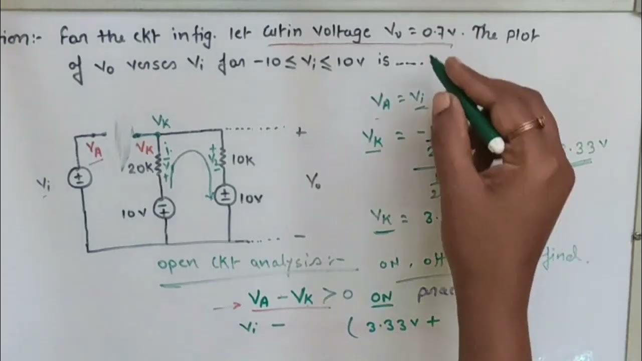 Gate level questions based on diodes diodes related questions hindi