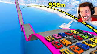 VAI E VOLTA com 47 km de RETA ONDULADA! (GTA 5)