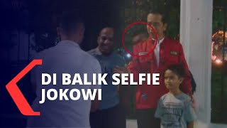 Presiden Jokowi Selfie dengan Warga, Kok Paspampresnya Malah Ngumpet?