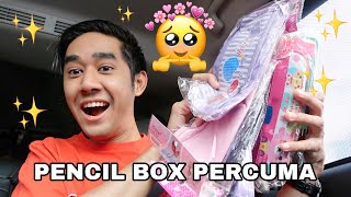 AKU BAGI PENCIL BOX PERCUMA DEKAT AQILICIOUS CABIN KLEBANG 🥰 DAH NAK BUKA SEKOLAH 😍 AKU BAGI PENCIL BOX PERCUMA DEKAT AQILICIOUS CABIN KLEBANG 🥰 DAH NAK BUKA SEKOLAH 😍