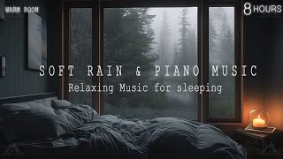 Kurangi Stres dan Kecemasan dengan Suara Tidur Hujan dan Piano Dingin