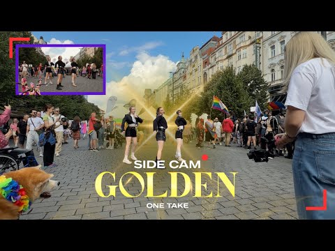[K-POP DEMON HUNTERS IN PUBLIC | ONE TAKE | WITH REAL SOUND ] HUNTR/X - GOLDEN dance by MOANTE