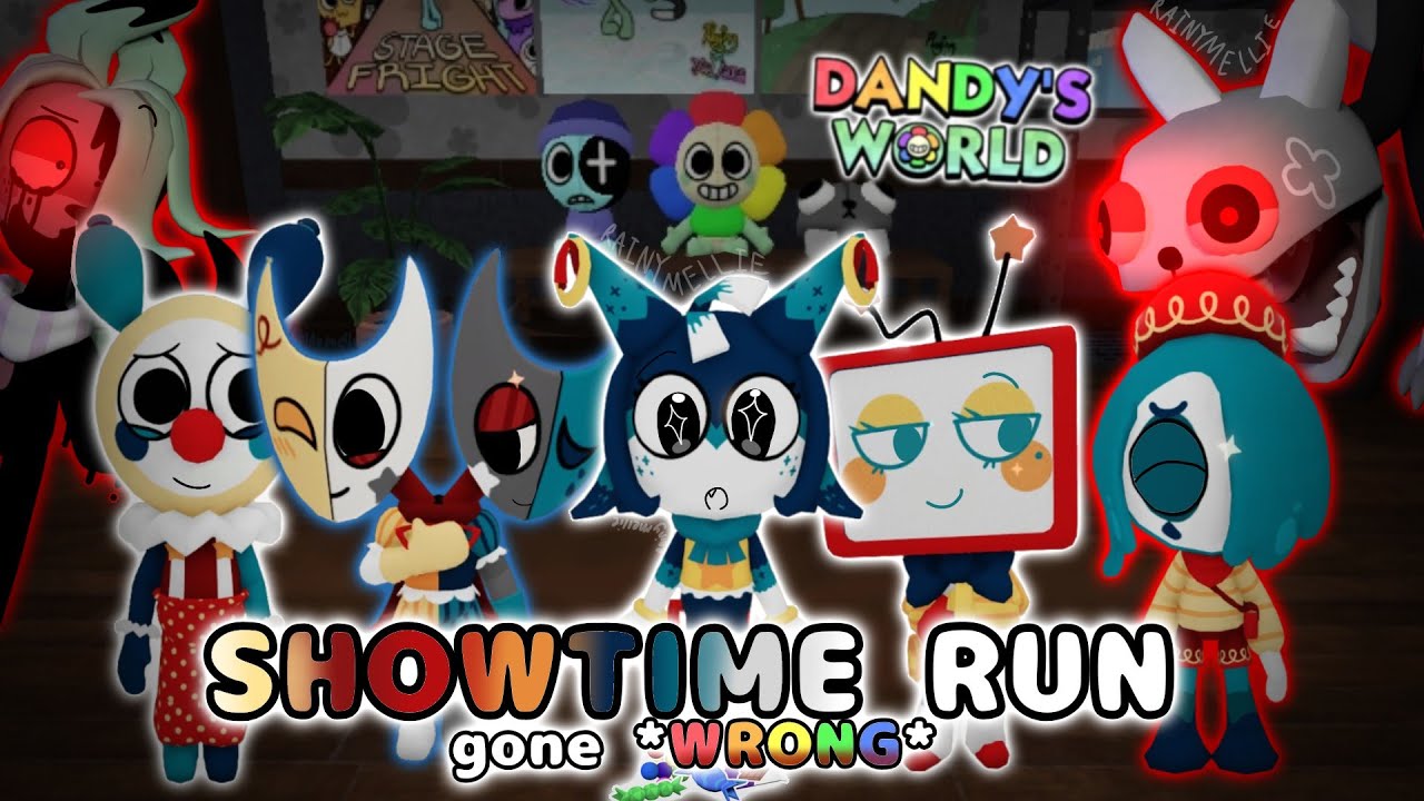 🎪 SHOWTIME RUN ПОШЕЛ *НЕ ТАК* 🎭 - Геймплей Dandys World №14 (СМОТРИТЕ ОПИСАНИЕ✨️)