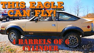 RARE AMC Eagle SX4 Goes From Scrapyard to Flying with 4bbl Carb on 4.0L Inline 6 + Interior Refresh