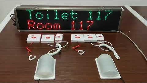 Aidbell Wireless Nurse Call System- Free configuration settings