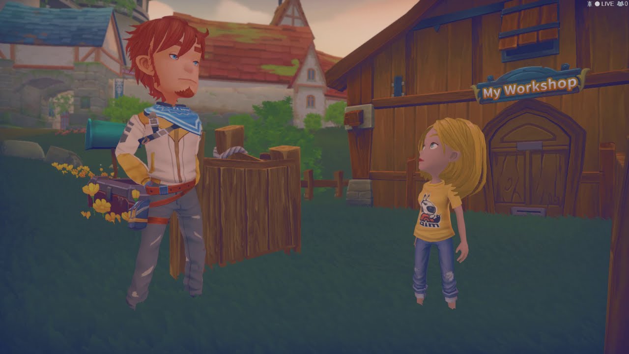 My Time at Portia Debt Collectors Arlo Cutscene YouTube