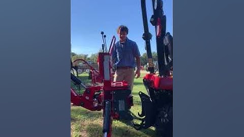 MASSEY GC 1725MB: Removing A Backhoe