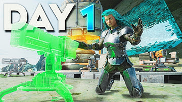 Claiming The BEST Base Location On Extinction DAY 1! - ARK: Survival Evolved