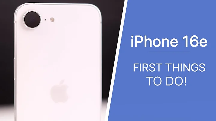 iPhone 16e - First 18 Things To Do! (Tips & Tricks)