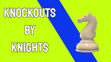 Knockouts by Knights: 6 Amazing Chess Puzzles (Edited clip) Part 2 | Advanced Chess Tactics