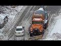 Nyc Truck's Plowing Snow