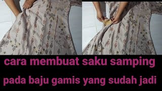 Download Lagu Cara membuat saku samping gamis yang sudah jadi MP3