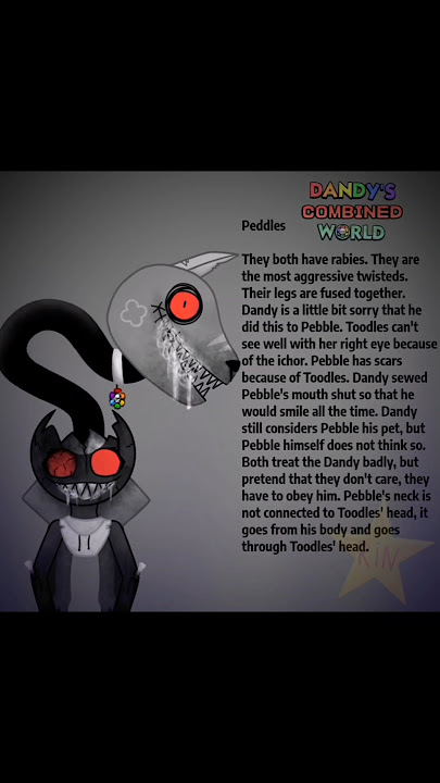🐶Peddles🎱 {Dandy's Combined World} #dandysworld #animation #pebble #toodles