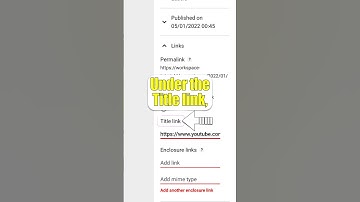 Blogger - How to link the title of a post to another website? | #Short