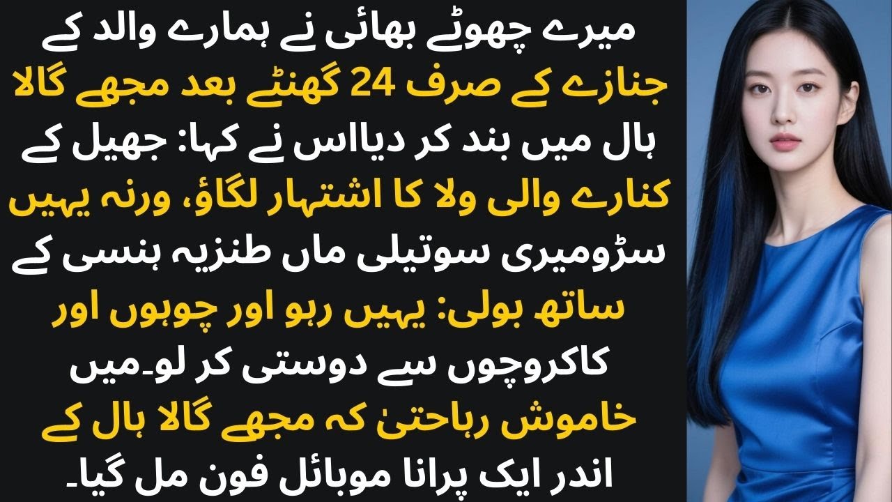 میرے بھائی نے جنازے کے ایک دن بعد مجھے گالا میں قید کیا