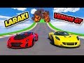 Laraki vs Venom Arabalar 4 Farklı Uçma Parkurunda - GTA 5