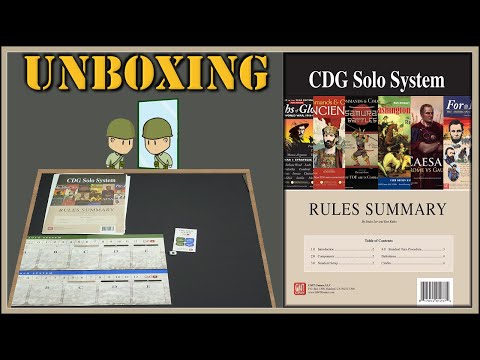 Unboxing: CDG Solo