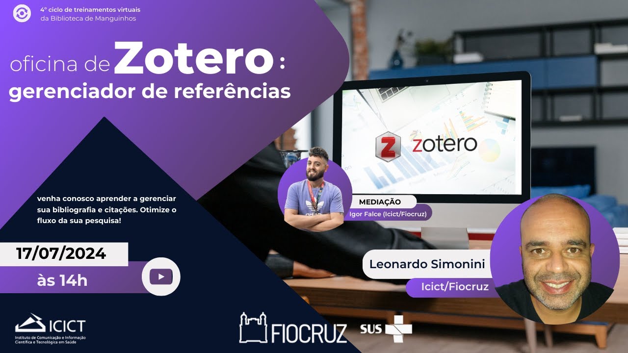 Oficina de Zotero: gerenciador de referências