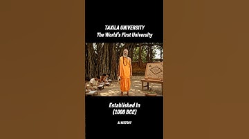 Taxila University: World’s First University That Taught 10,000 Students! #aihistory #shorts