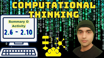 CT Week-2 | 2.6 - 2.10 | Summary with Activity |  | Computational Thinking