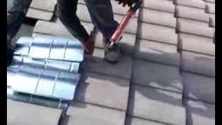 How to Install a Roof vent on a tile roof, O'hagin vent step by step.