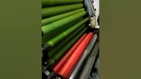 Working Video OF Solna Offset Printing Machine  - 4 Color