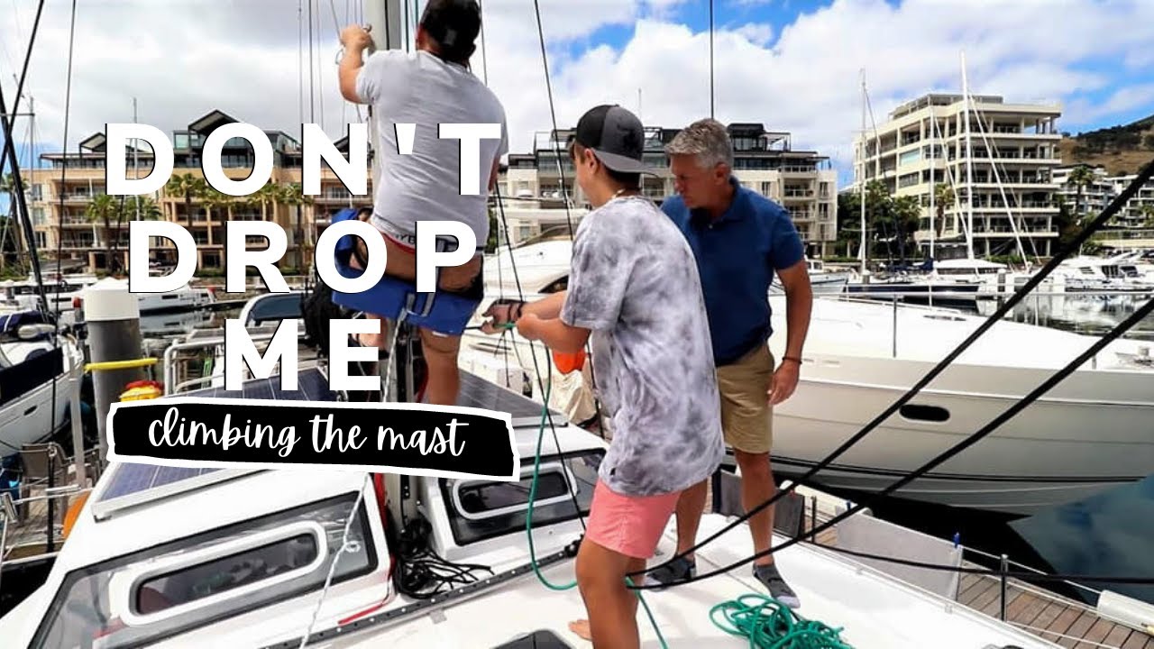 My LIFE is in the HANDS of a 12 YEAR OLD 😱 | Adding Blocks to the Mast