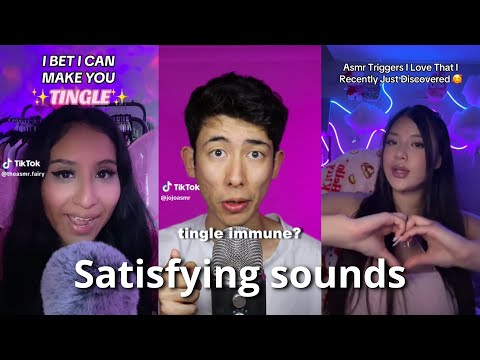💤🔊 ASMR TikTok Compilation | Satisfying Sounds, Soft Spoken, Tapping, Trigger Sounds