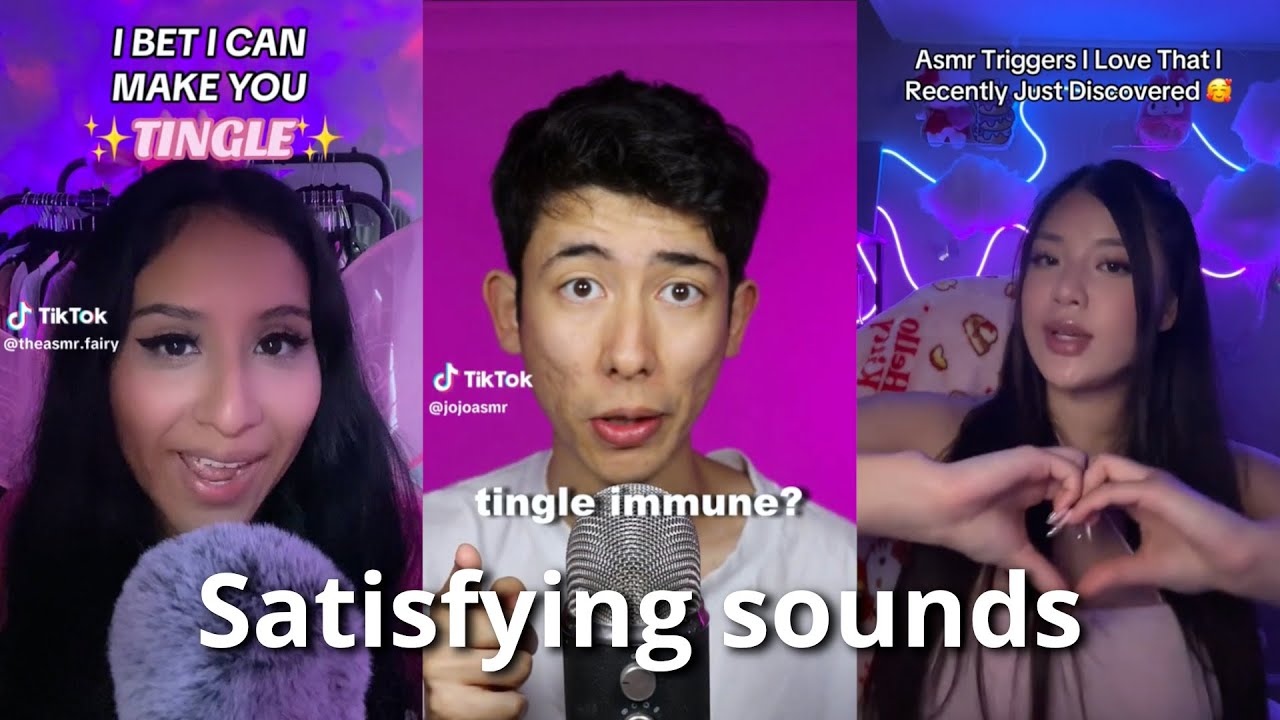 💤🔊 ASMR TikTok Compilation | Satisfying Sounds, Soft Spoken, Tapping, Trigger Sounds