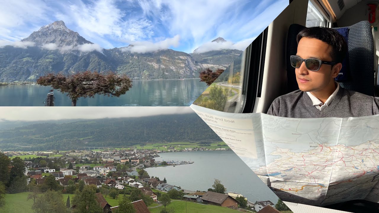 Zurich to Lugano 🇨🇭 Breathtaking Train Journey 🚂 Lugano Travel Vlog