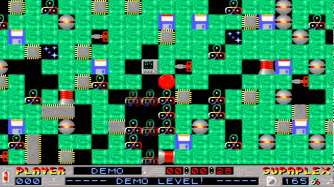 Supaplex in Dosbox -  MT-32 emulator + blaster sfx