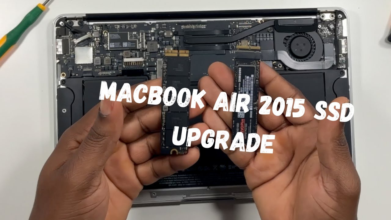 Vært for Nedrustning Forløber 2015 MacBook Air SSD Upgrade (MacBook Air 11” A1465 & MacBook Air 13” A1466  (Mid 2013-2017) - YouTube